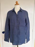 Essentials Collection donkerblauwe linnen blouse. Maat 38, Kleding | Dames, Maat 38/40 (M), Essentials Collection, Blauw, Ophalen of Verzenden