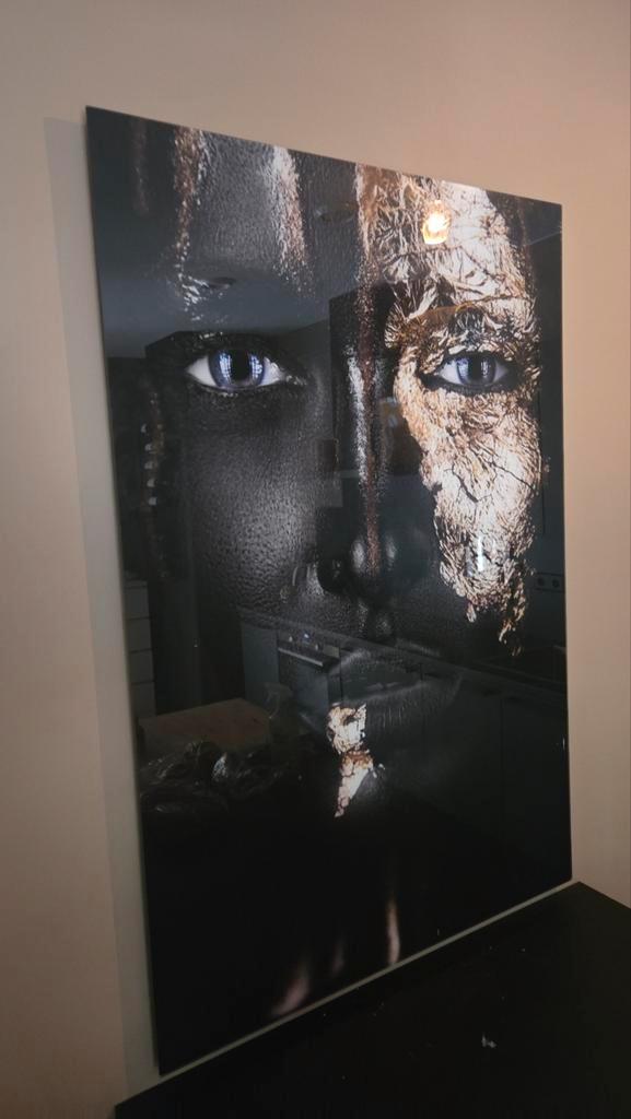 Kunstwerk: Abstract Portret, Antiek en Kunst, Kunst | Tekeningen en Foto's, Ophalen