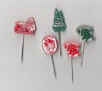 Kerstmis Kerstman Kerst Kerstboom speldjes 1965, Gebruikt, Verzenden, Nvt, Overige onderwerpen