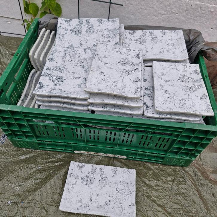 Melamine bordjes (catering), Huis en Inrichting, Keuken | Servies, Zo goed als nieuw, Bord(en), Overige stijlen, Overige materialen