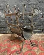 Vintage brutalist smeedijzeren lectuurbak krantenbak, Ophalen of Verzenden, Gebruikt