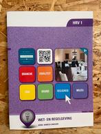HRV1 Wet- en regelgeving - Zo goed als nieuw, Boeken, Ophalen of Verzenden, Zo goed als nieuw, MBO