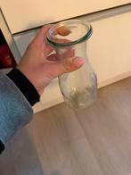 Klein glazen karaf - Weck, Overige kleuren, Ophalen of Verzenden, Minder dan 50 cm, Glas