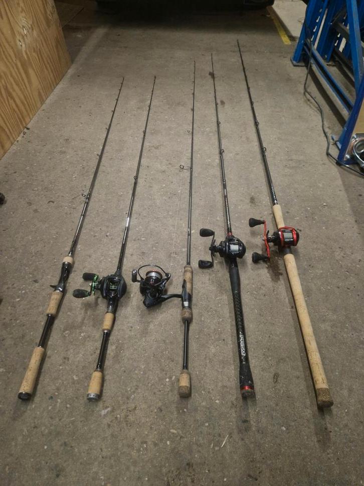 Complete Roofvis Set met Topmerken!, Watersport en Boten, Hengelsport | Karpervissen, Gebruikt, Complete set, Ophalen of Verzenden