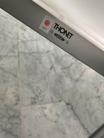 Thonet  Prachtige eettafel  , glas en aluminium  , design, Ophalen, Zo goed als nieuw