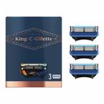 Gillette Fusion Scheermesjes King C. 3 stuks, Sieraden, Tassen en Uiterlijk, Uiterlijk | Gezichtsverzorging, Ophalen, Nieuw, Gehele gezicht