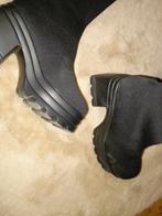 Chunky Overknee Stretch Laarzen, Zwart, maat 40, Kleding | Dames, Schoenen, Hoge laarzen, Verzenden, Zwart, Zo goed als nieuw