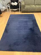 Tapijt donkerblauw, Verzenden, Zo goed als nieuw, Rechthoekig, 200 cm of meer