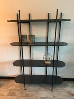 Zwarte open kast / wandmeubel, Huis en Inrichting, Kasten | Wandmeubels, Ophalen, Zo goed als nieuw, 25 tot 50 cm, Minder dan 150 cm