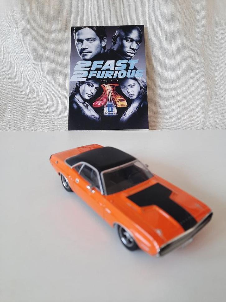 Greenlight 1970 Dodge Challenger R/T  – 1:43, Hobby en Vrije tijd, Modelauto's | 1:43, Zo goed als nieuw, Auto, Overige merken