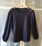 Blouse donkerblauw Cotton Club maat L, Blauw, Maat 42/44 (L), Ophalen of Verzenden, Zo goed als nieuw