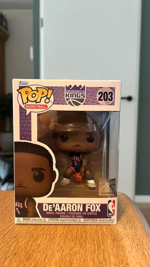 Funko Pop! NBA basketball De’aaron Fox, Verzamelen, Poppetjes en Figuurtjes, Nieuw, Ophalen of Verzenden