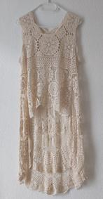Lange beige gehaakte Top, Kleding | Dames, Grote Maten, Ophalen of Verzenden, Nieuw, Beige, Shirt of Top
