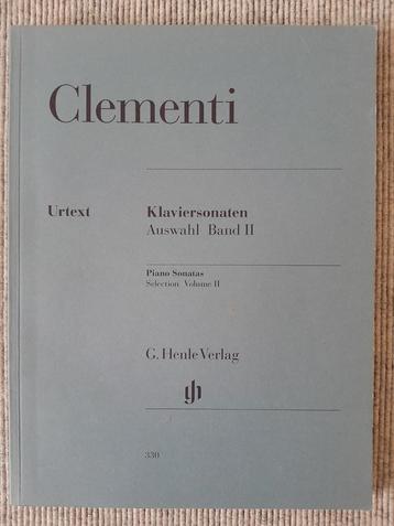 Clementi Klaviersonaten - Auswahl Band II beschikbaar voor biedingen
