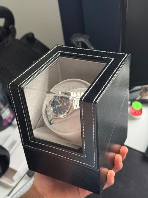 Leren horloge opwinder / watchwinder voor 1 horloge, Sieraden, Tassen en Uiterlijk, Horloges | Dames, Zo goed als nieuw, Ophalen of Verzenden