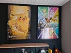 Pokemon posters met fotolijst 94 x 64 cm, Met lijst, A1 t/m A3, Zo goed als nieuw, Rechthoekig Staand