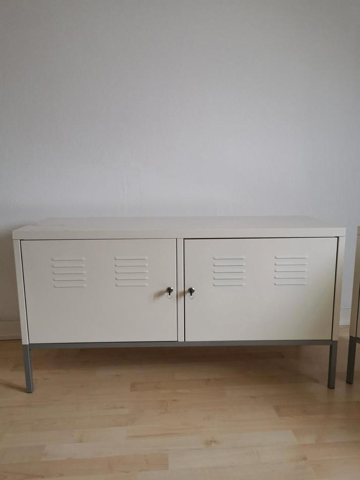Industriële Kastjes 2 stuks, Huis en Inrichting, Kasten | Dressoirs, Zo goed als nieuw, 100 tot 150 cm, 25 tot 50 cm, Met deur(en)