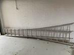Schuifladder - 2 x 3,5 mtr 2x14 treden, Doe-het-zelf en Verbouw, Ladders en Trappen, Gebruikt, Ophalen of Verzenden, Ladder, Opvouwbaar of Inschuifbaar