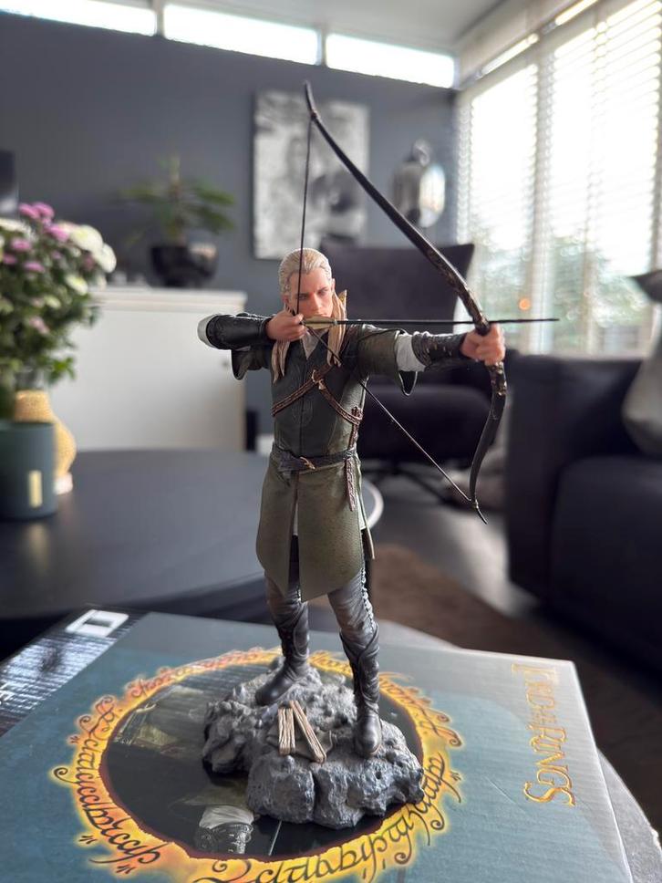 Iron Studios Lord of the Rings Legolas BDS Art Scale 1/10, Verzamelen, Lord of the Rings, Zo goed als nieuw, Beeldje of Buste
