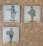 Handgeschilderde Ambachtstegels - Set van 3, Ophalen of Verzenden