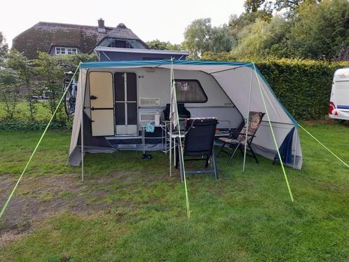Hele Mooie Kip Kompakt 37EK 1994, Caravans en Kamperen, Caravans, Particulier, tot en met 2, 500 - 750 kg, Standaardzit, Kip, Fietsenrek