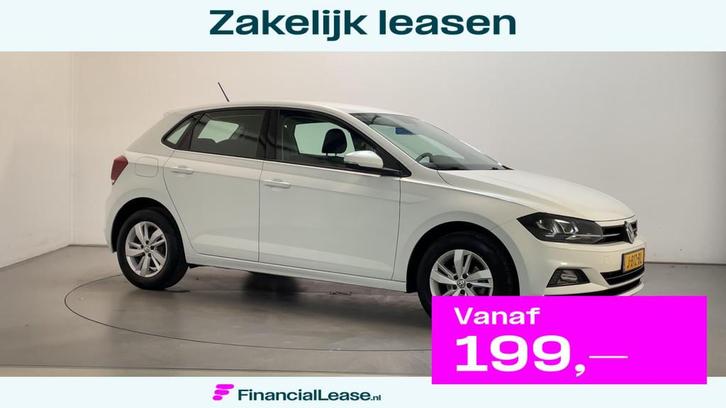 Volkswagen Polo 1.0 TSI Comfortline Navigatie AppConnect Cru, Auto's, Volkswagen, Bedrijf, Lease, Financial lease, Polo, ABS, Adaptive Cruise Control