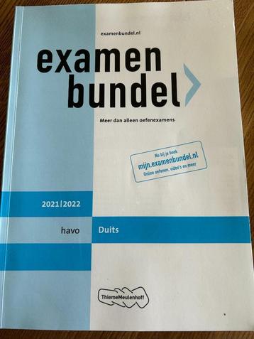 Examenbundel havo Duits 2021/2022  beschikbaar voor biedingen