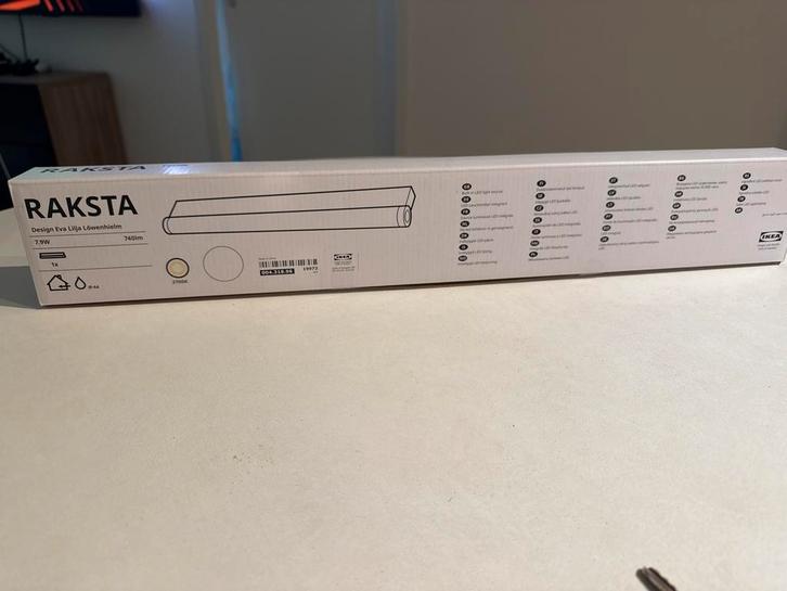 IKEA RAKSTA LED Badkamerlamp - Nieuw!, Huis en Inrichting, Lampen | Hanglampen, Nieuw, Minder dan 50 cm, Kunststof, Ophalen of Verzenden