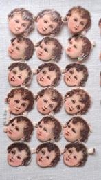 Kinderkopjes met reliëf- ANTIEK VOOR MAKEN WATTENPOPJES, Verzenden