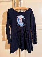 Elsa frozen 2 lange mouwenjurk donkerblauw h&m maat 110 116, Ophalen of Verzenden, Zo goed als nieuw, Meisje, Jurk of Rok