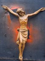 CORPUS. Houtsnijwerk. Ca 1800/1875. 42/49cm. Belg./Frankr., Ophalen, Gebruikt, Beeld(je), Christendom | Katholiek