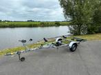 Kalf rubberboot kanteltrailer, Watersport en Boten, Boottrailers, Ophalen, Minder dan 1500 kg, Gebruikt, Verstelbare verlichting