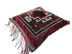 Handmade Persian wool decorative cushion nomad 40x40cm, Overige kleuren, Vierkant, Ophalen of Verzenden, Zo goed als nieuw