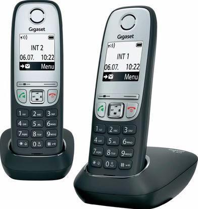 Gigaset Duo DECT A415 telefoon set, Telecommunicatie, Vaste telefoons | Handsets en Draadloos, Zo goed als nieuw, 2 handsets, Ophalen of Verzenden