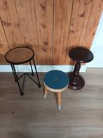 Diverse Krukjes/Bijzettafels - Webbing & Blauw, Ophalen