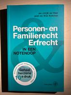 Personen- en Familierecht & Erfrecht, Boeken, J.H.M. ter Haar; W.D. Kolkman, Ophalen of Verzenden, Alpha, WO
