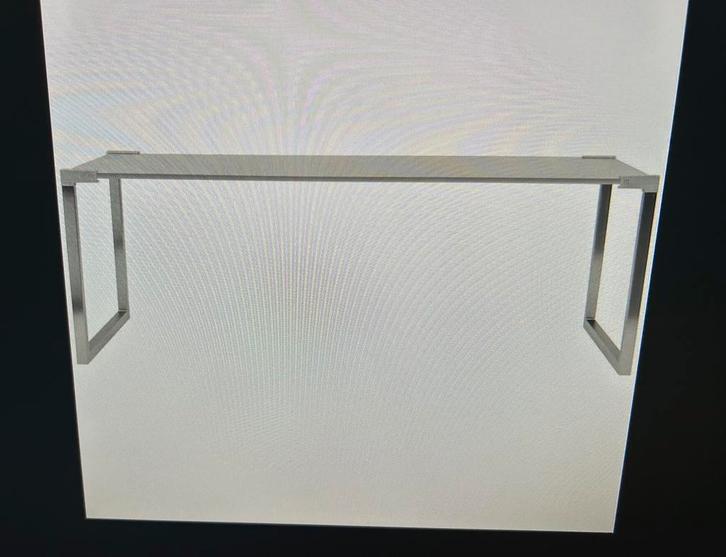 Prachtige Peter Ghyczy T 53 Salontafel messing/chroom, Huis en Inrichting, Tafels | Salontafels, Zo goed als nieuw, Minder dan 50 cm