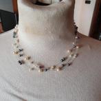 Ketting met zoetwaterparels 42 cm, Sieraden, Tassen en Uiterlijk, Kettingen, Ophalen of Verzenden, Zo goed als nieuw, Steen of Mineraal