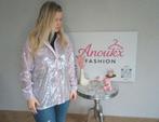 Glitterblouse, Maat 38/40 (M), Wit, Nieuw, Ophalen of Verzenden