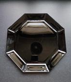 Groot zwart bord, schaal van Luminarc France Octime, Glas, Bord(en), Ophalen of Verzenden