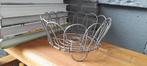 Brocante oud metalen draadmandje # stoommandje, Ophalen of Verzenden