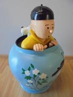 Beeld Vaas Kuifje Tintin De Blauwe Lotus Disney Vintage, Ophalen of Verzenden