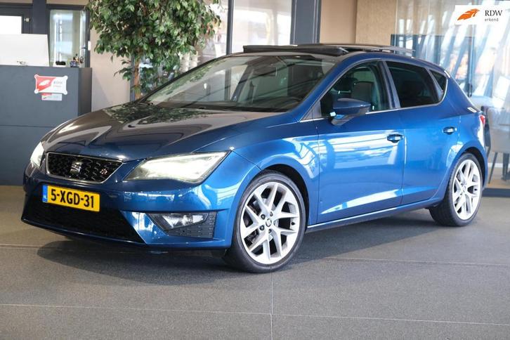 Seat Leon 1.4 TSI ACT FR DSG Pano Navi Xenon Leder Led Cruis, Auto's, Seat, Bedrijf, Te koop, Leon, ABS, Airbags, Airconditioning