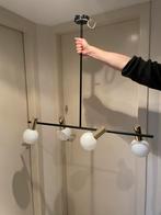 Moderne hanglamp met vier lichtpunten, Huis en Inrichting, Lampen | Hanglampen, Ophalen, Zo goed als nieuw, Metaal, 50 tot 75 cm