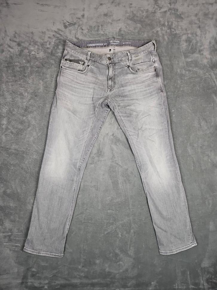 PME Legend Commander Broek W38 L34 Relaxed Fit Grijs Jeans, Kleding | Heren, Spijkerbroeken en Jeans, Zo goed als nieuw, W36 - W38 (confectie 52/54)
