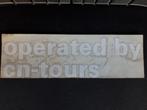 operated by CN-Tours - autobus sticker jaren 70/80, Ophalen of Verzenden, Zo goed als nieuw, Bus of Metro, Overige typen