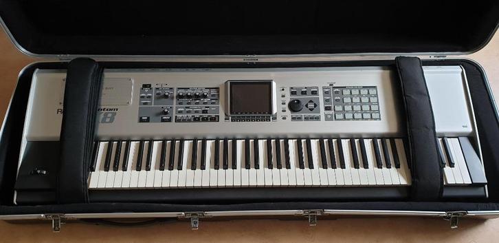 Roland Fantom X8 Workstation - Rijkelijk uitgerust, Muziek en Instrumenten, Keyboards, Gebruikt, 88 toetsen, Roland, Aanslaggevoelig