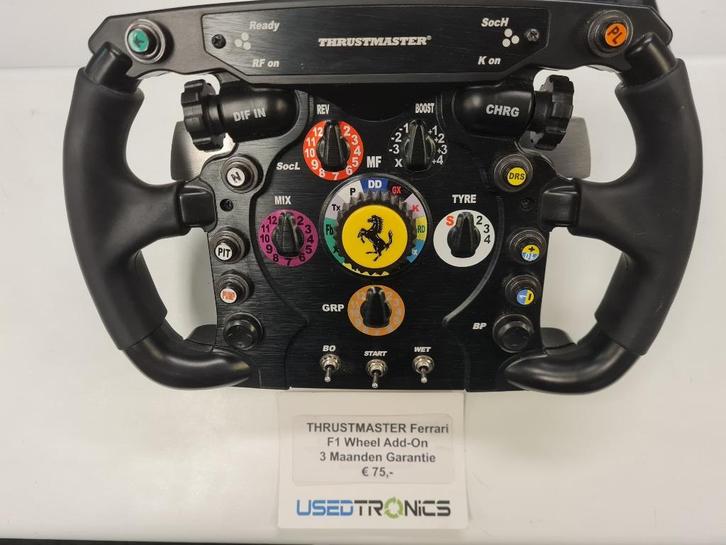 THRUSTMASTER Ferrari F1 Wheel Add-On, Computers en Software, Joysticks, Gebruikt, Ophalen of Verzenden