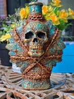 Fantasy skull flesje, Ophalen of Verzenden