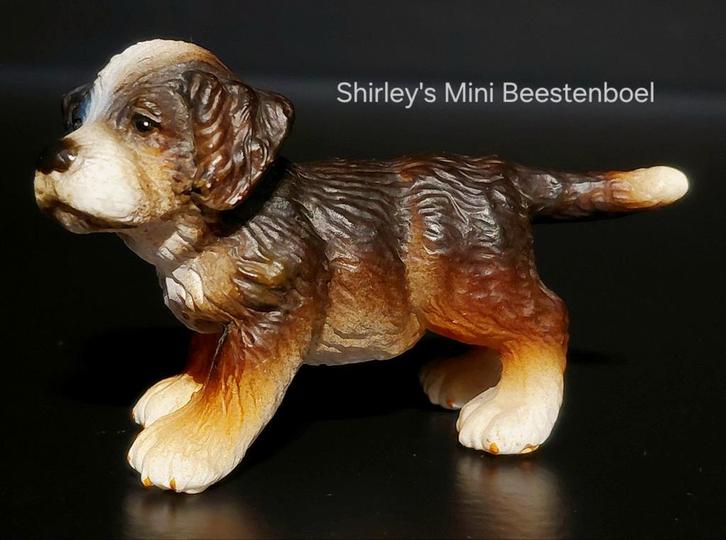 Schleich berner sennen puppy, Verzamelen, Dierenverzamelingen, Zo goed als nieuw, Beeldje of Figuurtje, Hond of Kat, Ophalen of Verzenden